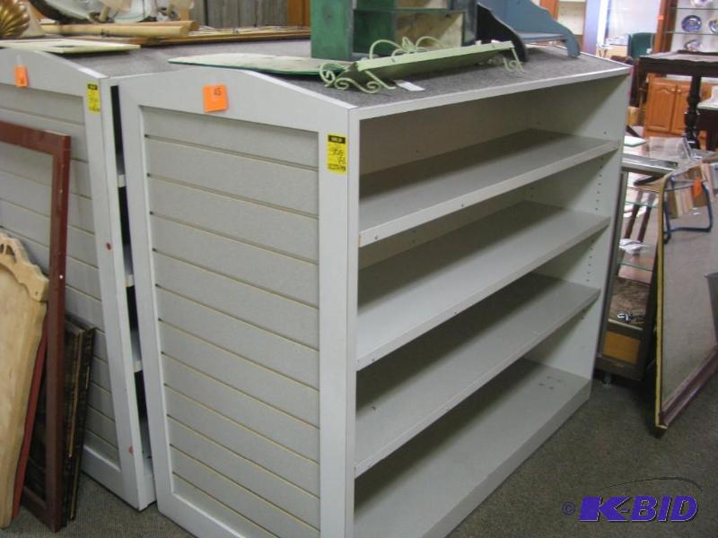 large retail display shelving on tw...