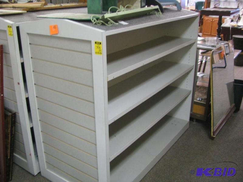 large retail display shelving on tw...