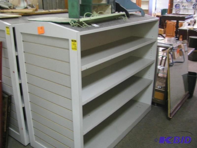 large retail display shelving on tw...