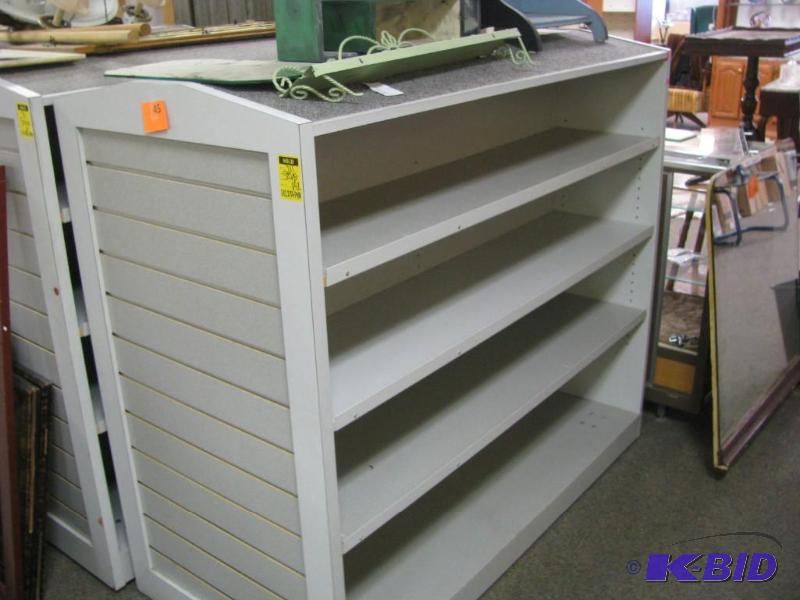 large retail display shelving on tw...