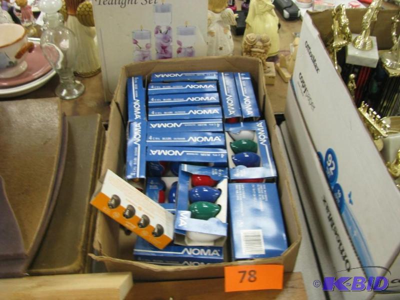 vintage Christmas light bulbs, new ...