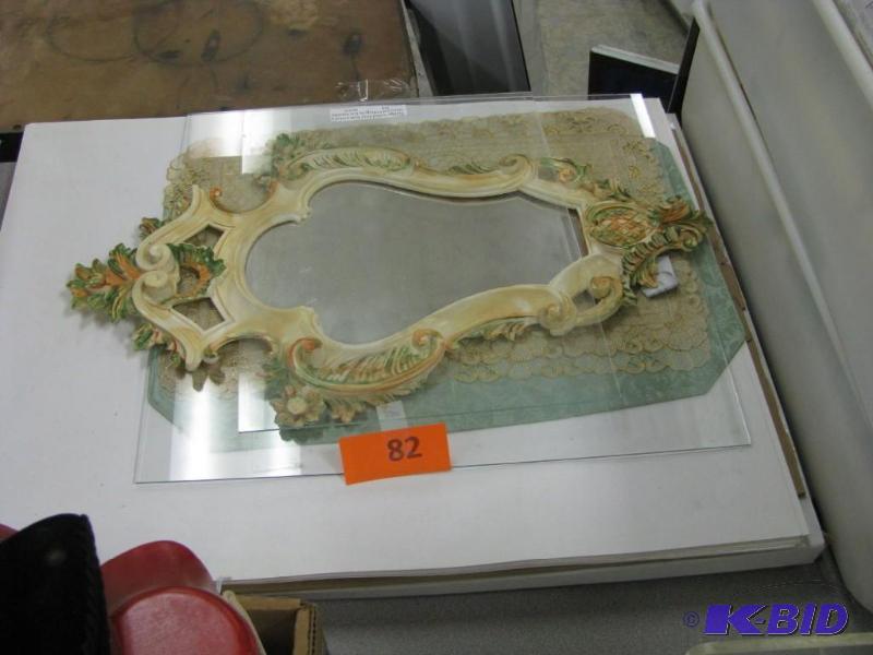 vintage Italian mirror, miso framin...