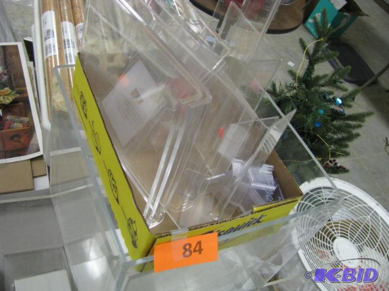 large assortment of Lucite store di...