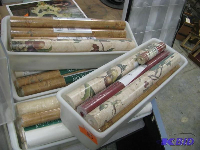 large lot of new unopened wallpaper...