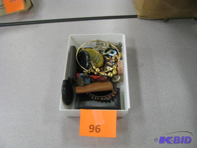 lot of vintage jewelry, advertising...