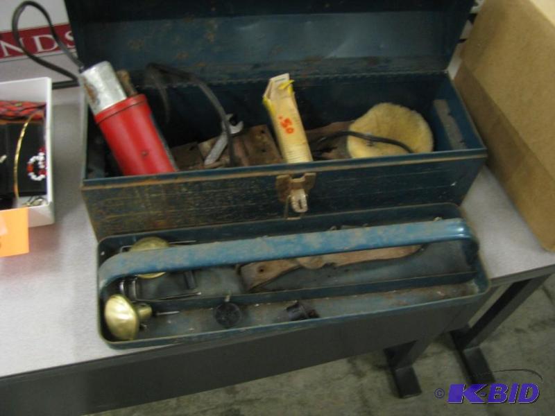 vintage toolbox with contents...