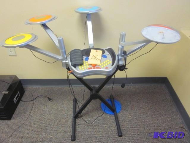 Childrens electronic drum set, wor...