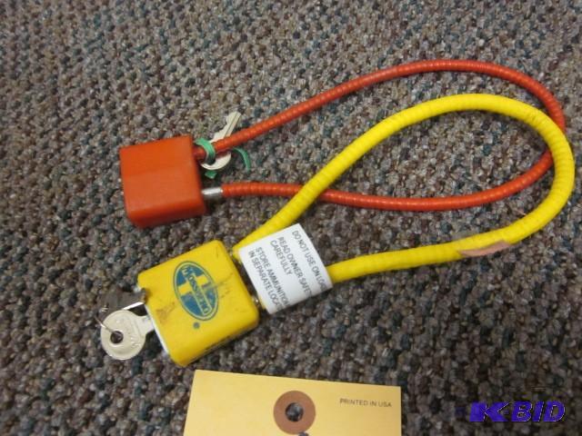 Pair of gun locks with keys....