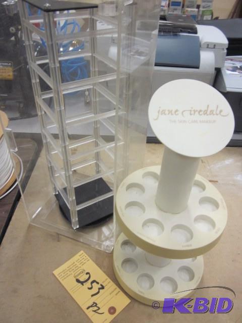 Jewelry and Makeup displays....