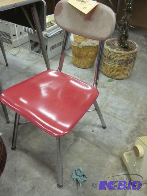 Red school chair, Melsur....