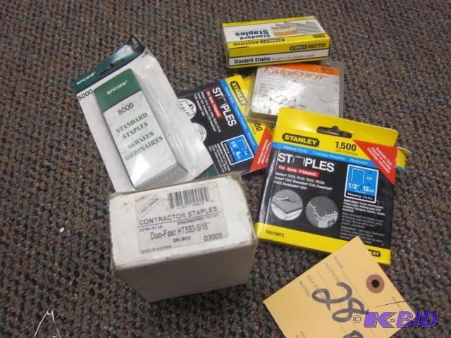 Lot of miscellaneous contractor sta...