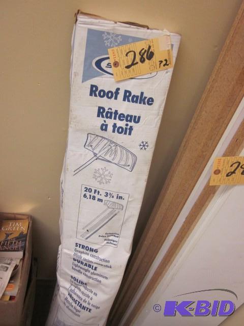 20 foot roof rake in box....