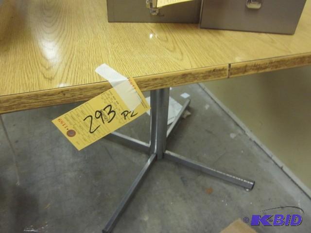 3 foot by 3 foot table. Items on to...