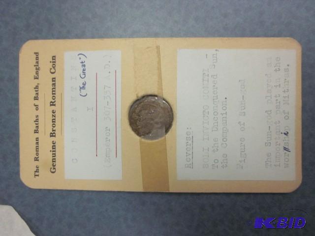 Genuine bronze Roman coin, &quotCo...