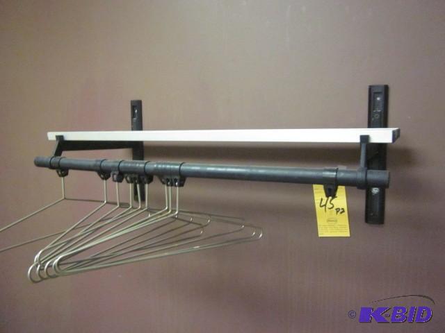 Metal rack for place to hang and st...
