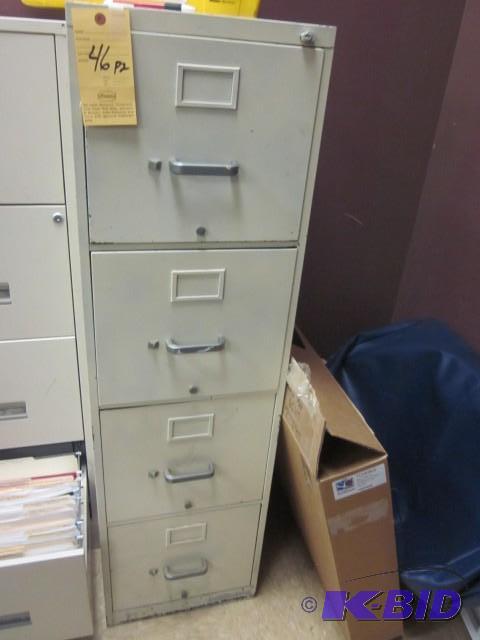(4) drawer metal filing cabinet....