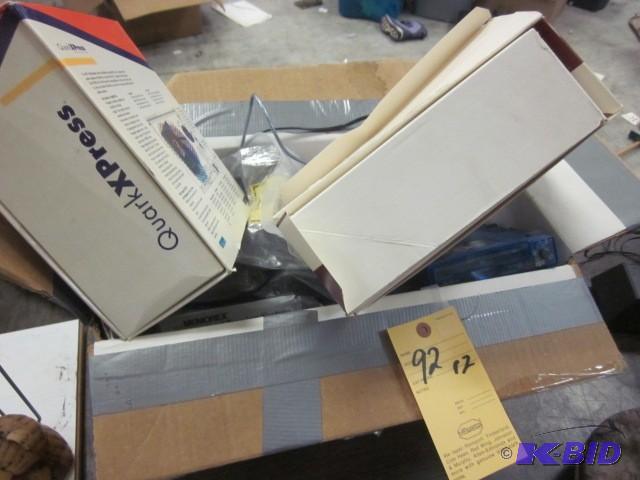 Box of computer items....