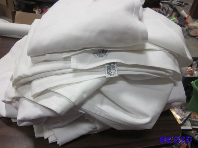 Large lot of banquet table clothes,...