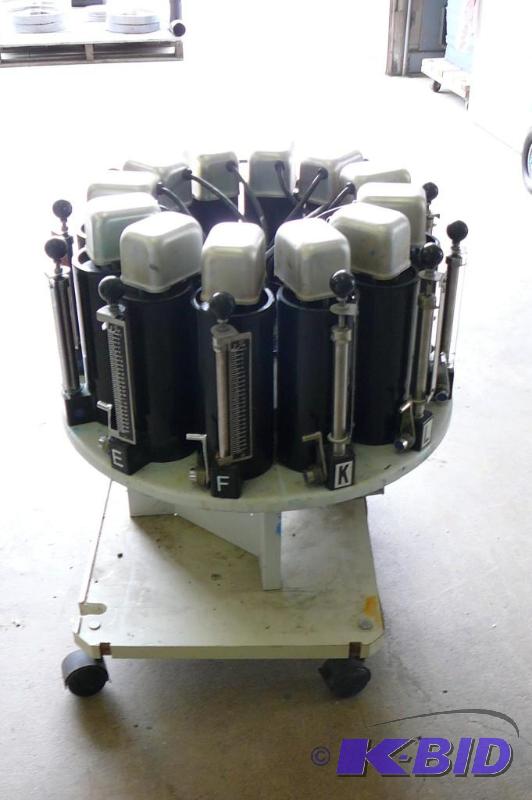Paint dispensing machine 12 banks o...