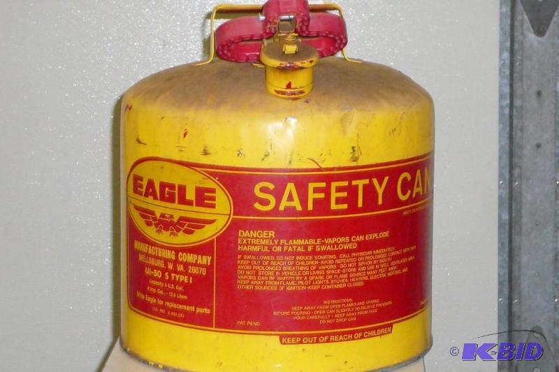 Eagle saefty gas can&nbsp5gal Sold...