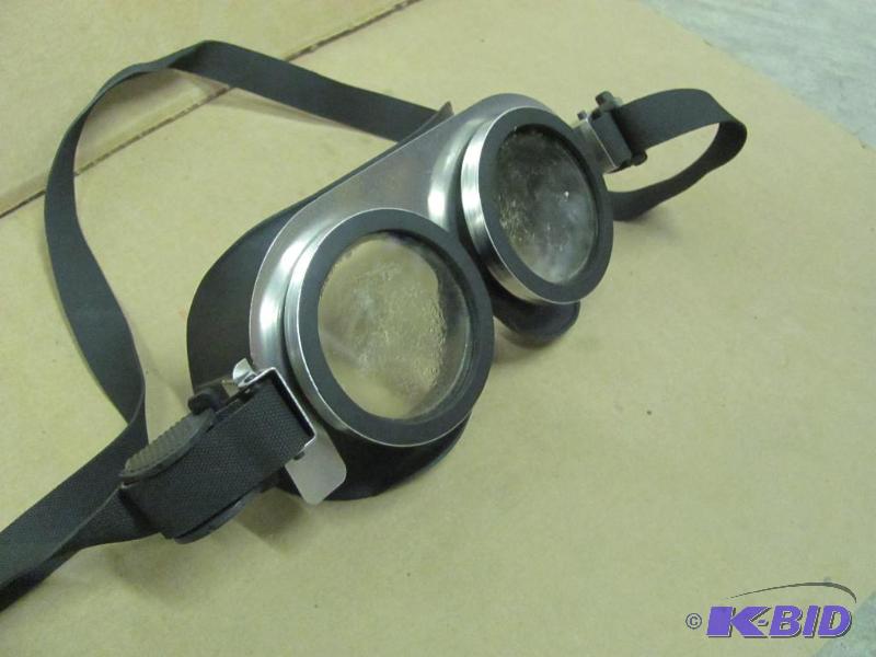 These Dutch Gas Goggles with rubber...