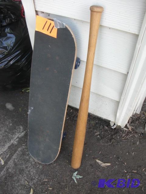 lot 111 image: DR Grind Skate Board  Wood Baseba...
