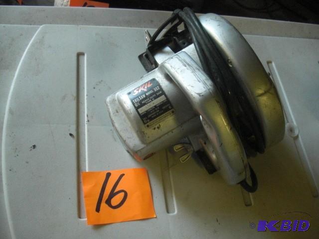 lot 16 image: SKIL Model 552 6 12 in Heavy Duty ...
