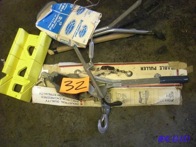 lot 32 image: CABLE Puller (Come a long). &nbspS...