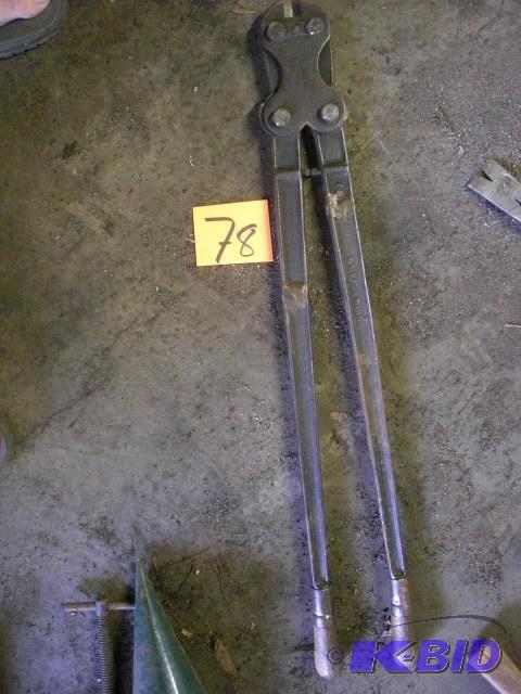 lot 78 image: LARGE old BOLT CUTTER... HELWIG.. S...