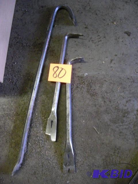 lot 80 image: 3 Crow Bars...