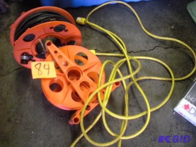 lot 84 image: 2 Cords.. One ON the reel is very l...