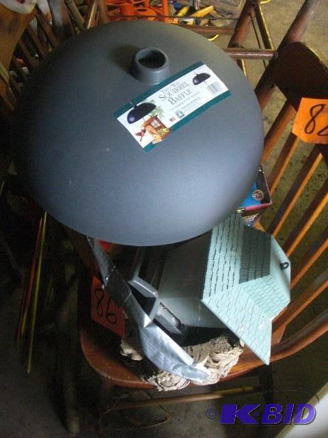 lot 86 image: Oriole Feeders  Squirrel hood  Bo...