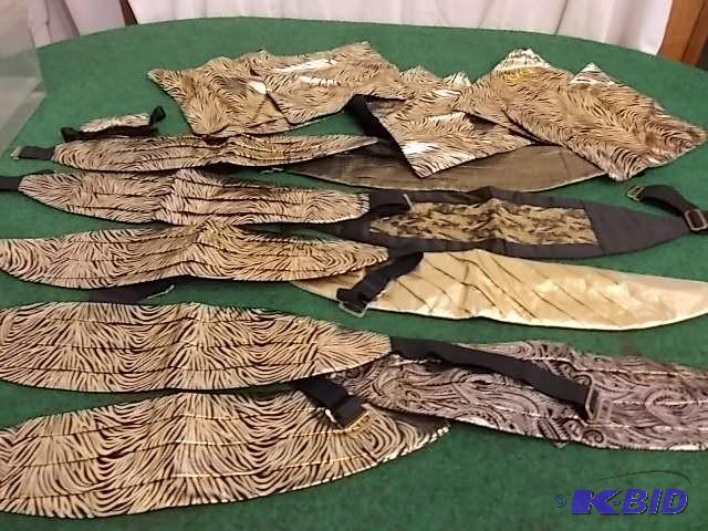 Lot Of Assorted Black &amp Gold Cu...