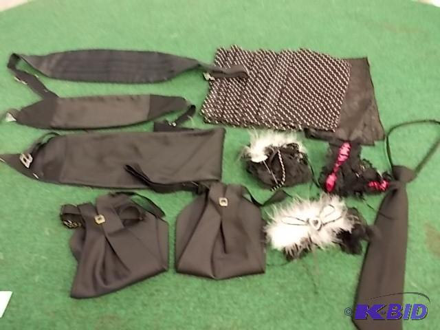 Lot Of Assorted Black Garters, Cumm...
