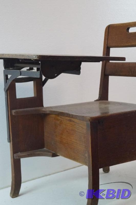 antique school desk