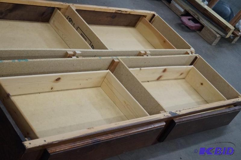 wooden bed base
