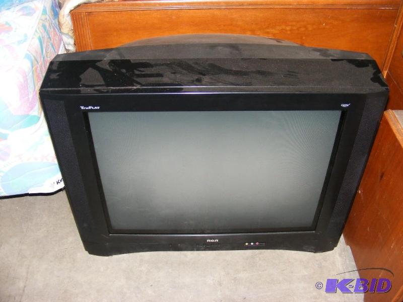 lot 153 image: RCA 27 TruFlat Television, untest...