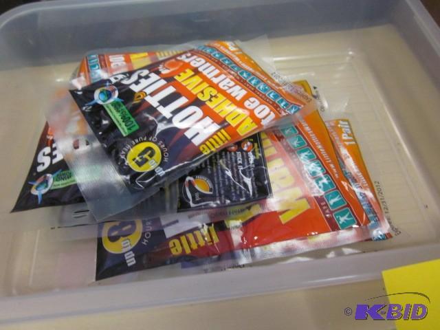 Lot of unused hand warmers....