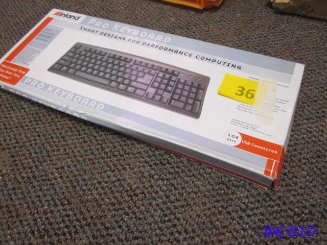 Inland Pro keyboard, USB connector....