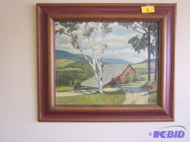 Framed print by Gene Pelhan....