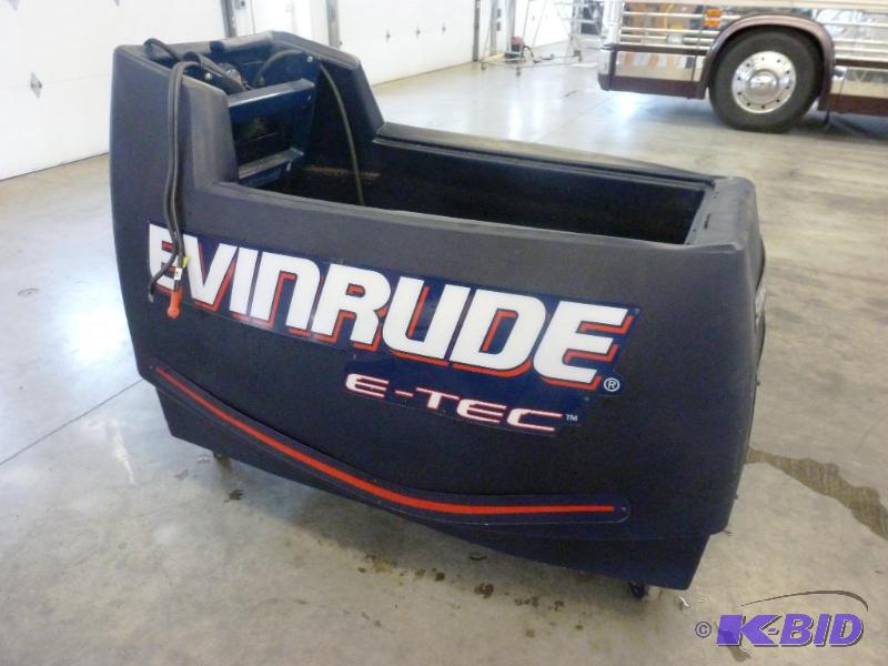 Almost New Outboard Engine Test Tank With Auto Start Wired For Evinrude E Tec Hilmerson Rv Surplus Rv Marine Liquidation K Bid