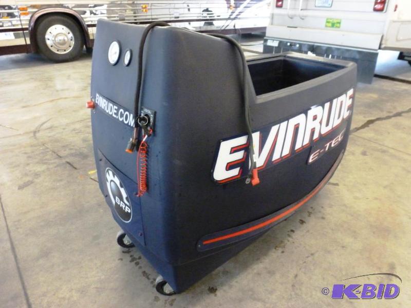 Almost New Outboard Engine Test Tank With Auto Start Wired For Evinrude E Tec Hilmerson Rv Surplus Rv Marine Liquidation K Bid