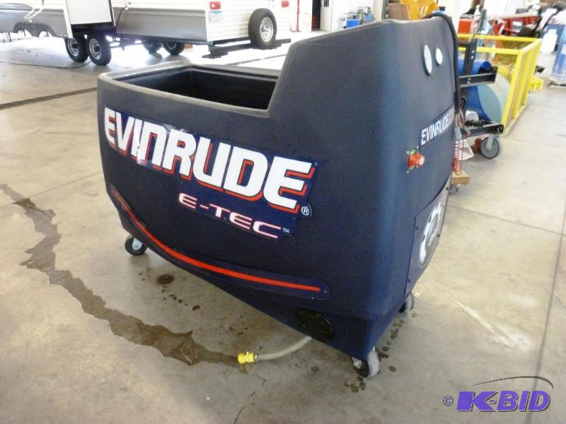 Almost New Outboard Engine Test Tank.....With Auto Start Wired for