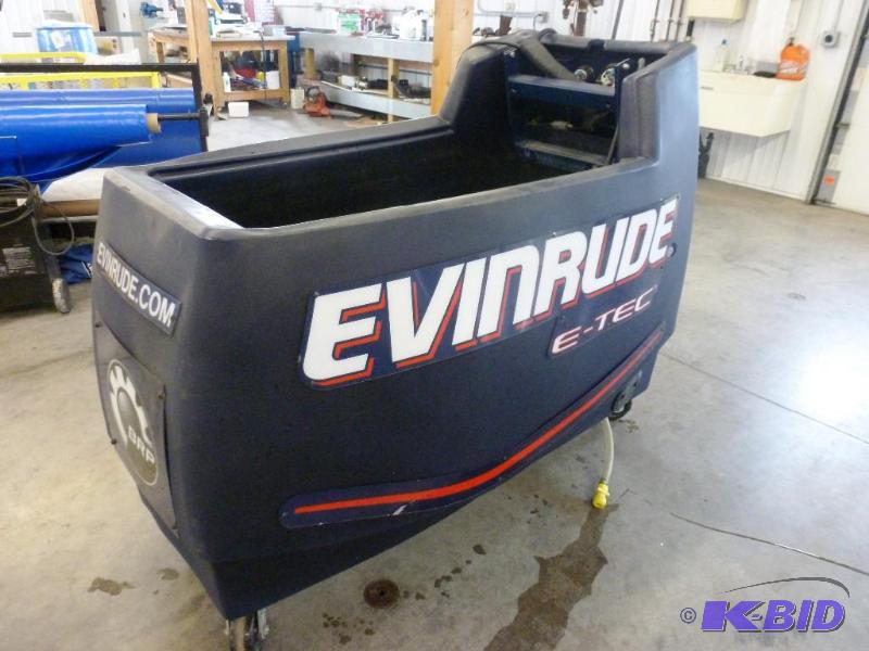 Almost New Outboard Engine Test Tank.....With Auto Start Wired for