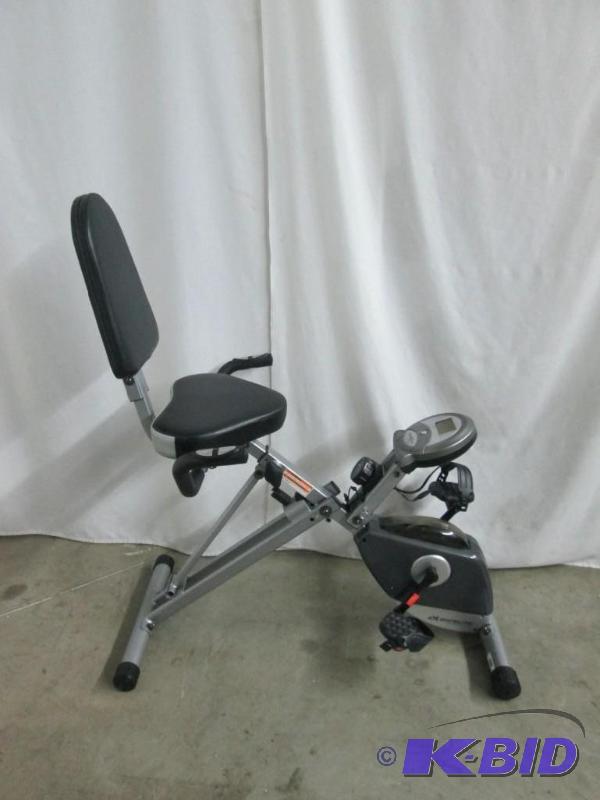Exerpeutic 400 XL Folding Recumbent Bike wPulse