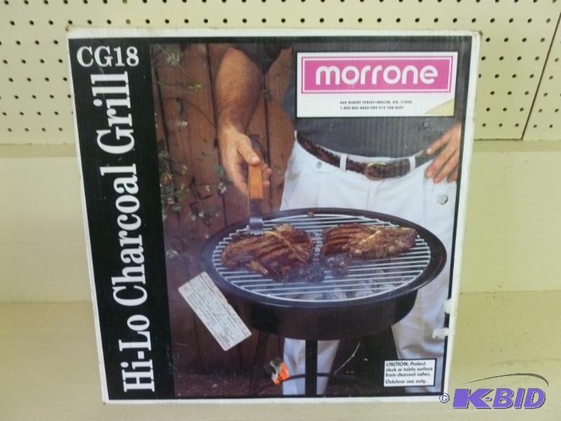 lot 118 image: Morrone Hi-Lo Charcoal Grill Model ...