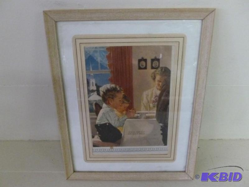 lot 122 image: Vintage " Give Us This Day Our...