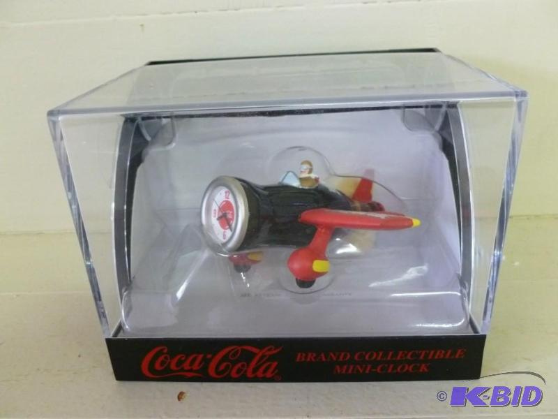 lot 146 image: Collectible Coca-Cola Airplane Mini...