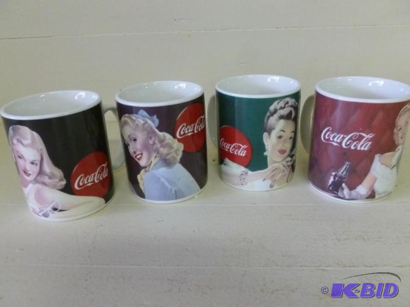 lot 148 image: Lot of four collectible Coca-Cola c...
