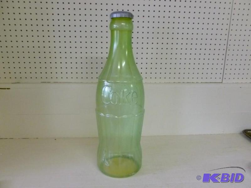 lot 155 image: Large Collectible Coca-Cola heavy g...